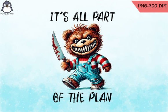 Download Horror Bear Doll Halloween PNG - Horror Collection
