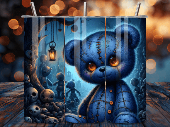 Download Horror Doll Skeleton Pumpkin Tumbler - Horror Collection