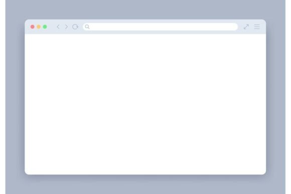 Download Browser Window. Blank Web Interface - Web Collection
