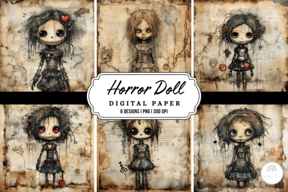 Download Halloween Horror Doll Background - Horror Collection